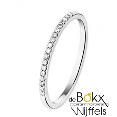 damesring wit goud met diamant maat 56 - 51573 damesring wit goud met diamant maat 56 - 51573