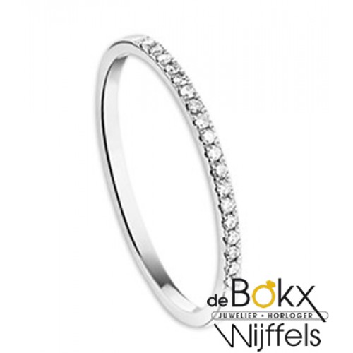 damesring wit goud met diamant maat 56 - 51573 damesring wit goud met diamant maat 56 - 51573