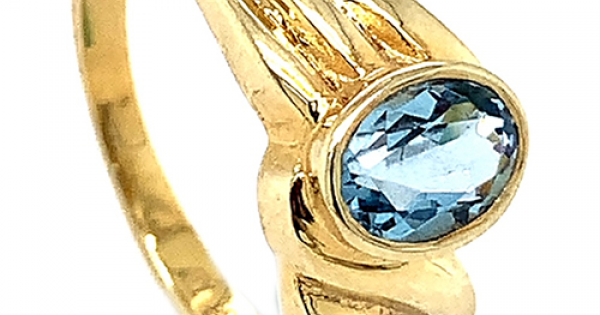 Koop Stapelbare ring Unninni - Set in 0.15 Karaat Hart geslepen