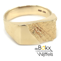 Robuuste ring goud maat 65 - 51649 Robuuste ring goud maat 65 - 51649