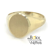 kleine gouden zegel ring maat 50 - 51746 kleine gouden zegel ring maat 50 - 51746