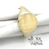 kleine gouden zegel ring maat 50 - 51746 kleine gouden zegel ring maat 50 - 51746