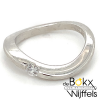 zilveren gebogen bandring met 1 zirkonia maat 53 - 51820 zilveren gebogen bandring met 1 zirkonia maat 53 - 51820