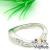zilveren gebogen bandring met 1 zirkonia maat 53 - 51820 zilveren gebogen bandring met 1 zirkonia maat 53 - 51820