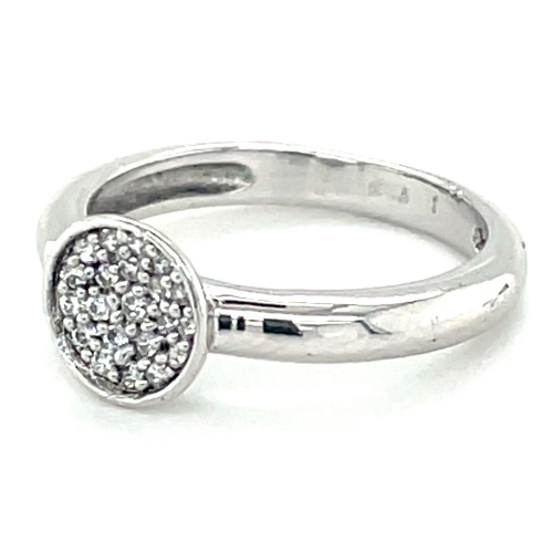 smalle ring in zilver met zirkonia steentjes in een cirkel maat 46 - 51852 smalle ring in zilver met zirkonia steentjes in een cirkel maat 46 - 51852