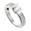 ring zilver met veel zirkonia steentjes maat 49 - 51857 ring zilver met veel zirkonia steentjes maat 49 - 51857