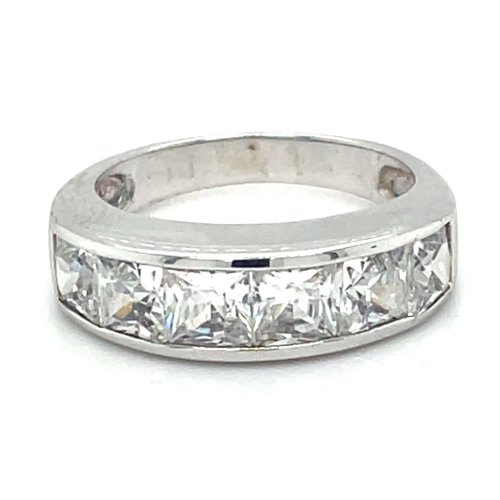 zilveren ring met zirkonia steenjtes maat 50 - 51859 zilveren ring met zirkonia steenjtes maat 50 - 51859