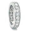 memoire ring met zirkonia steentjes rond om rond maat 52 - 51888