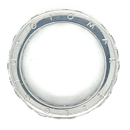 memoire ring met zirkonia steentjes rond om rond maat 52 - 51888