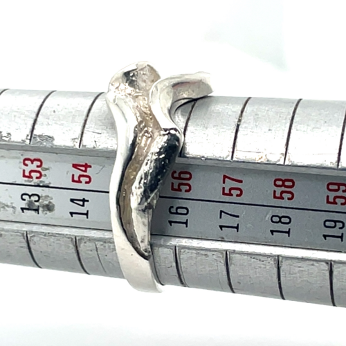 zilveren ring met robuste uitstraling maat 55 - 51910 zilveren ring met robuste uitstraling maat 55 - 51910