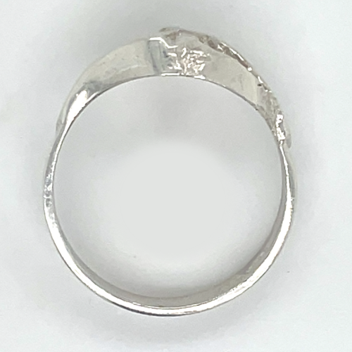 zilveren ring met robuste uitstraling maat 55 - 51928