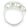 prachtige zilveren ring met zirkonia maat 54 - 51929