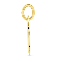 kinderhoofdje / kinderkopjes hanger in 14 karaat goud meisje - 51965