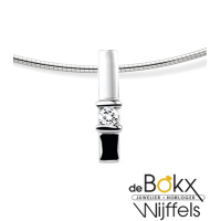 Diamanten hanger wit goud zonder ketting. - 52056 Diamanten hanger wit goud zonder ketting. - 52056