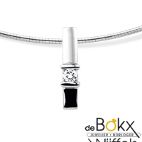 Diamanten hanger wit goud zonder ketting. - 52056 Diamanten hanger wit goud zonder ketting. - 52056