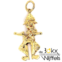 clown hanger in goud 14 karaat - 52160 clown hanger in goud 14 karaat - 52160