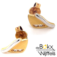 Oorknoppen goud met diamant - 52251 Oorknoppen goud met diamant - 52251