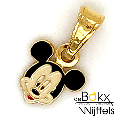 gouden mickey mouse hanger18 karaat - 52365 gouden mickey mouse hanger18 karaat - 52365