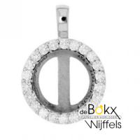 My imenso hanger 14mm met zirkonia steentjes - 52501 My imenso hanger 14mm met zirkonia steentjes - 52501