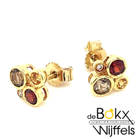 Oorsieraad goud topaas en diamant - 52335 Oorsieraad goud topaas en diamant - 52335
