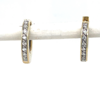 Diamanten oorringen goud - 52319 Diamanten oorringen goud - 52319