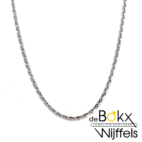 Lange zilveren ketting 60cm jasseron - 52829 Lange zilveren ketting 60cm jasseron - 52829