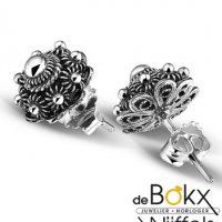 Zeeuwse knoop oorknopjes zilver 8mm - 52824