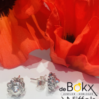 Zeeuwse knoop oorknopjes zilver 8mm - 52824 Zeeuwse knoop oorknopjes zilver 8mm - 52824