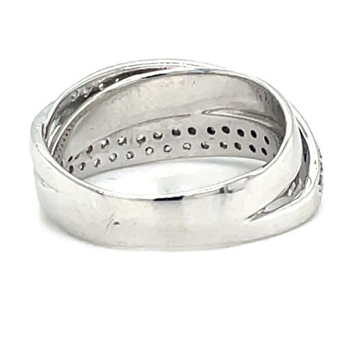 Zilveren ring met veel stenen maat 54 - 52892 Zilveren ring met veel stenen maat 54 - 52892