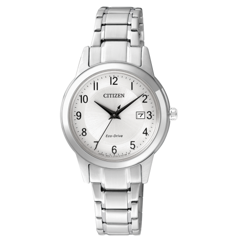 horloge Citizen dames met witte wijzerplaat en zwarte cijfers - 52954 horloge Citizen dames met witte wijzerplaat en zwarte cijfers - 52954