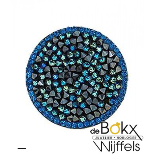 My imenso “blauwe raket” fantasy insigne met kristal elementen - 52987