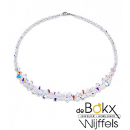 Spark Bicone kralen collier - 54154