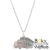 zilveren vrachtwagen hanger met ketting in zilver 41-45cm - 54214 zilveren vrachtwagen hanger met ketting in zilver 41-45cm - 54214