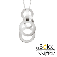 Speelse cirkel hanger van bastian inverun in zilver - 54340 Speelse cirkel hanger van bastian inverun in zilver - 54340