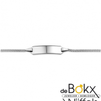 Witgoud naam armband voor een baby 11-13cm - 54355 Witgoud naam armband voor een baby 11-13cm - 54355