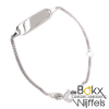 Witgoud naam armband voor een baby 11-13cm - 54355 Witgoud naam armband voor een baby 11-13cm - 54355