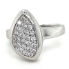 zilveren ring met zirkonia vlak bovenop maat 54 - 53045 zilveren ring met zirkonia vlak bovenop maat 54 - 53045