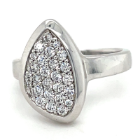 zilveren ring met zirkonia vlak bovenop maat 54 - 53045 zilveren ring met zirkonia vlak bovenop maat 54 - 53045