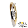 Gouden damesring met zirkonia maat 53 - 53078 Gouden damesring met zirkonia maat 53 - 53078