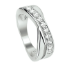 Ring zilver met zirkonia steentjes maat 49 - 53156 Ring zilver met zirkonia steentjes maat 49 - 53156