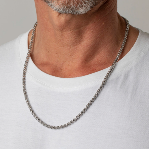 Ketting in staal van Lous 60cm 4mm - 53251 Ketting in staal van Lous 60cm 4mm - 53251