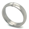 Stalen ring met 4 diamanten in maat 55 - 53300 Stalen ring met 4 diamanten in maat 55 - 53300