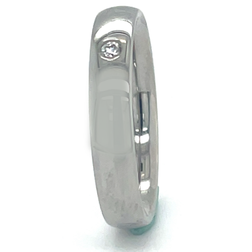 Diamanten ring maat 55 in edelstaal - 53303