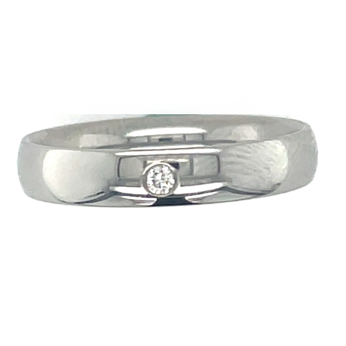 Diamanten ring maat 55 in edelstaal - 53303