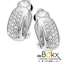 Oorclip Zilver met zirkonia - 53418 Oorclip Zilver met zirkonia - 53418
