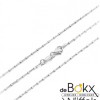 My imenso Cubetto ketting zilver 42cm - 53819 My imenso Cubetto ketting zilver 42cm - 53819