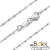 My imenso Cubetto ketting zilver 42cm - 53819 My imenso Cubetto ketting zilver 42cm - 53819