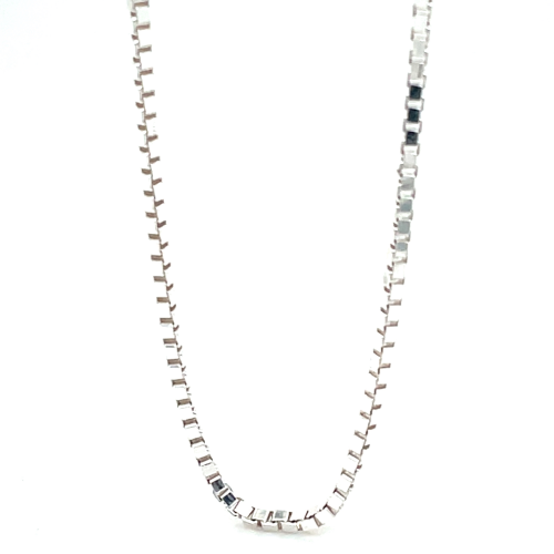 ketting zilver venetiaans 45cm lang en 1.4mm breed - 53889