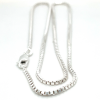 ketting zilver venetiaans 45cm lang en 1.4mm breed - 53889