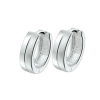 klapoorringen Zilver gerhodineerd - 53595